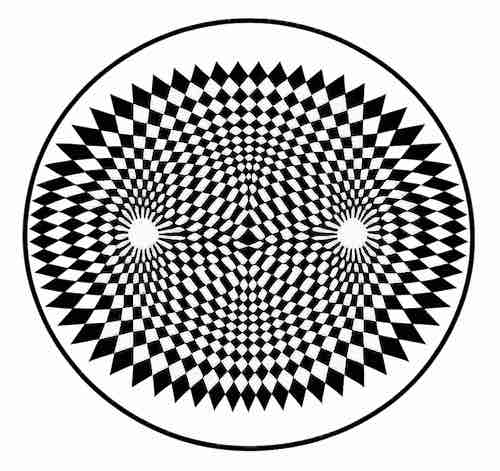 Representation of the Chilbolton interference pattern crop formation